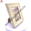 Wholesale 4x6 Inch PS Plastic Wood Texture Photo Frame Desk for Living Room Decoration