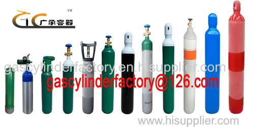 ISO9809-3 150bar 37mn TUV CE UL 1L/2L/3L/4L/8L/10L/15L/20L/40L/50 Industrial and medical steel seamless oxygen cylinders