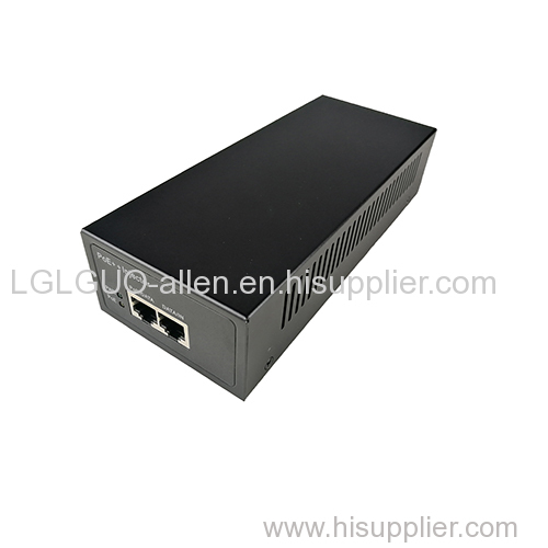 90W Gigabit POE injector standard IEEE802.3AT