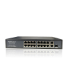 The 18-port 100 Mbit/s 16-port POE switch is standard IEEE802.3AT