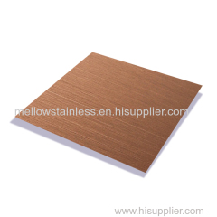 New Products 201304 PVD Color Coating Hairline Stainless Steel Sheets for Decoration