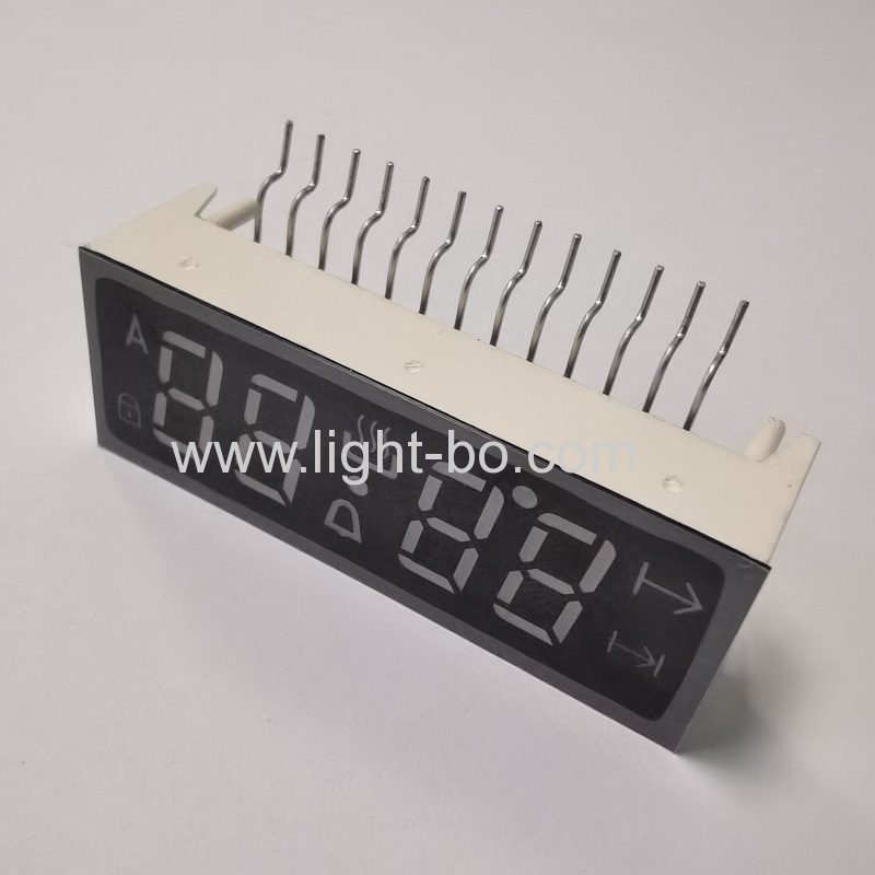 Ultra Bright Red 4 Digit 7 Segment LED Display common cathode for Oven Timer Controller 44*16mm