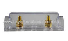ANL Fuse Holder Inline 0 4 8 GA Gold Plated