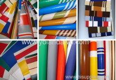 Multi Color Water Proof PVC Stripe Tarpaulin