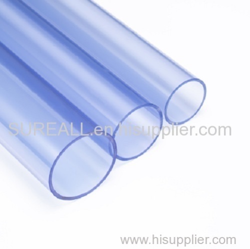 Transparent Plastic Pipe Tube PVC Clear Transparent Rigid PVC Pipe Tube Price