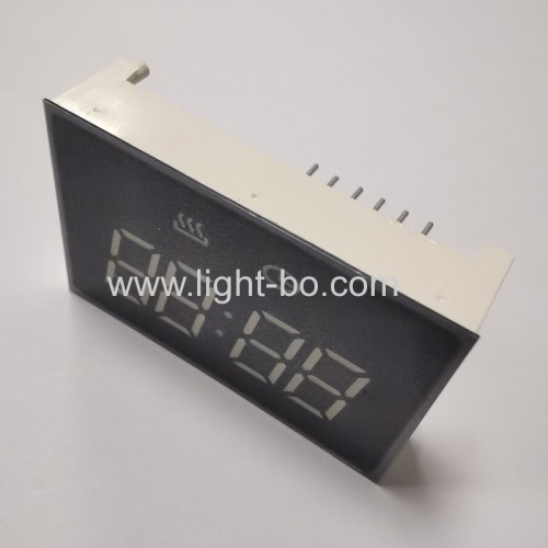 Ultra white 4 Digit 7 Segment LED Clock Display common cathode for 3 Key Oven Timer