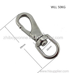 snap hook clip stainless steel 304 swivel rotatin