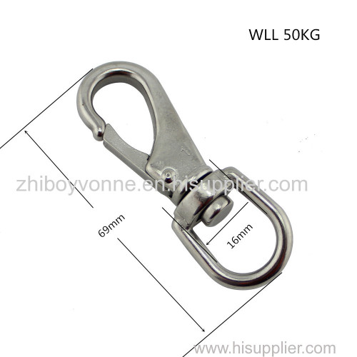 snap hook clip stainless steel 304 swivel rotatin