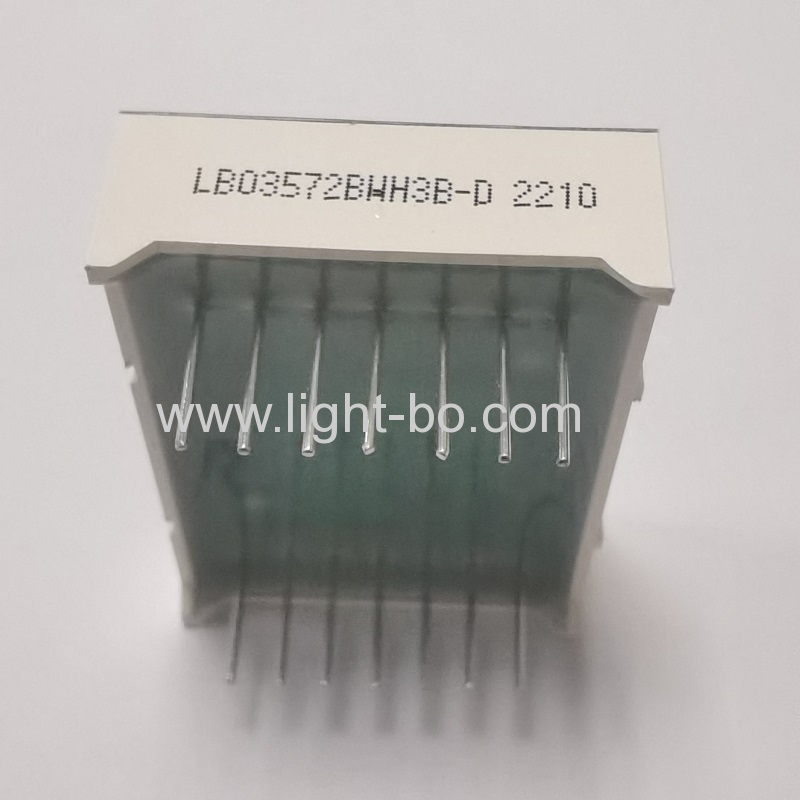 Ultra White 5 x 7 dot matrix led display 3mm Row Cathode for Elevator Position indicator