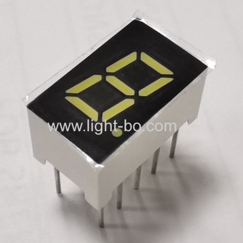 Ultra bright white 7.62mm Single Digit 7 Segment LED Display common anode for Hob