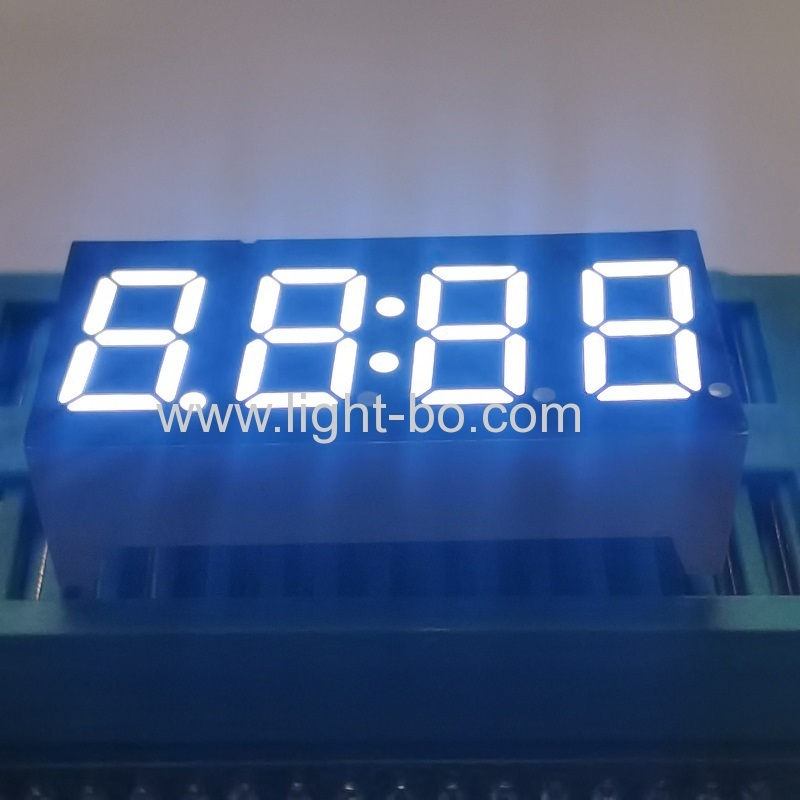 Ultra bright white 9.2mm 4-Digit 7 Segment LED Clock Display common cathode for household appliances