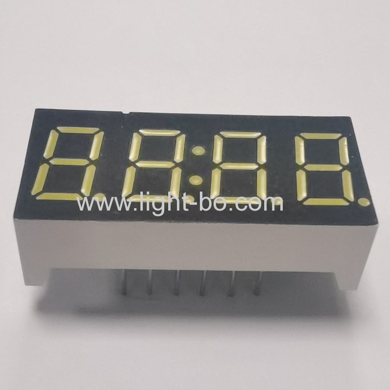 Ultra bright white 9.2mm 4-Digit 7 Segment LED Clock Display common cathode for household appliances