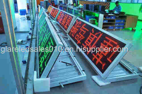 Outdoor Advertising Highway Motorway Fixed Information Variable Message Signs LED Traffic Display