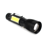 Aluminum Powerful Small Flashlight 4 Modes Mini USB LED Torch