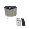 Garden Outdoor Waterproof Remote Control Solar Wall Light with Good Quality 66SMD