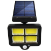 4 COB Outdoor Waterproof Remote Control Solar Wall Light with Good Quality