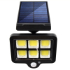 6 COB Outdoor Waterproof Remote Control Solar Wall Light with Good Quality
