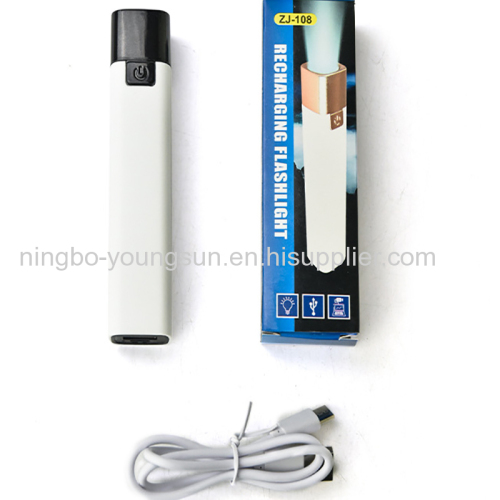 Housing rechargeable LED flashlights