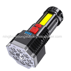 9LED Super Bright Rechargeable LED Camping Light Work Light with COB