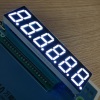 Ultra bright White 14.2mm 6-Digit 7 segmnet led display common cathode for digital indicator