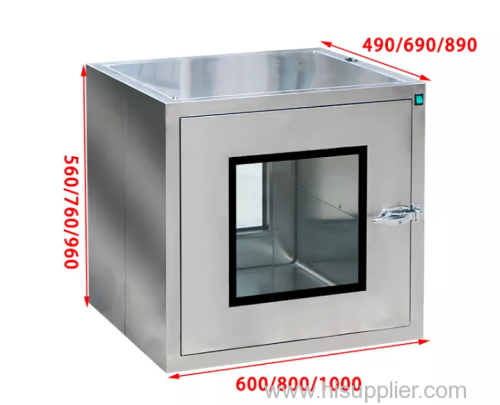 MRJH Radiation Protection Explosion-Proof Flat Door with lock Mechanical Interlock Pass Box for Clean Room