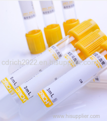 Gel&Clot Activator Tubes Evacuated Blood Collection Serum Tube Test Tube for Blood Sample Colletion (CE)
