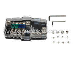 MINI ANL Fuse Holder 0GA In 2x4GA Out With 30A 60A 80A Fuses