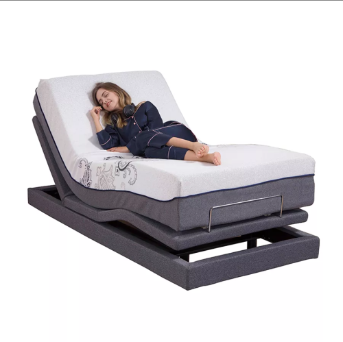Bedroom Furniture Single Twin XL Queen King Size Okin Motor Electric Adjustable Bed Frame