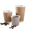 Disposable biodegradable paper cups