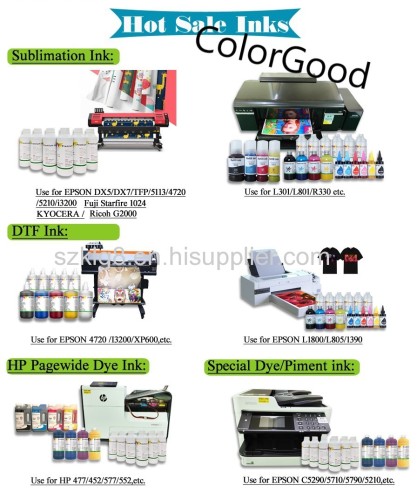 Factory wholesale dtf ink DTF ink 1000lml 500ml 250ml 200ml 100ml direct to film ink manufacture