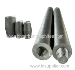 Graphite electrode and nipple for arc furnaces