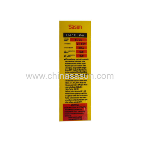 Circuit Breakers 36kV load buster load break switch tool arc extinguish chamber breaking tool