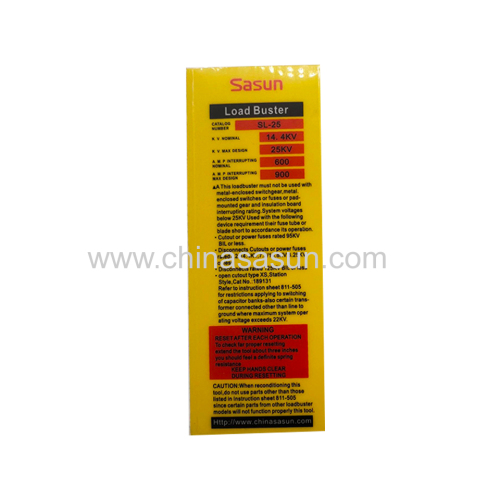 Circuit Breakers 36KV 50Hz Loadbuster arc extinguish chamber breaking tool