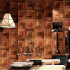 4d wall panels vinyl wallpaper wood panel effect pvc wallcovering
