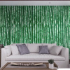 High quality 3d bamboo design vinyl wallpaper waterproof restaurant decorative pvc wallcovering