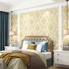 Classic interior 3d pvc vinyl wallpaper damask design rolls packaging wallcovering