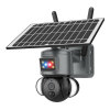 3MP P2P 6W Solar power battery recharge 4g wifi ip ptz camera P2P mobile control motion detection color ir vision camera