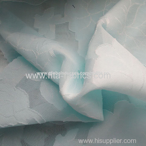 Polyester Cut Flower Chiffon fabric