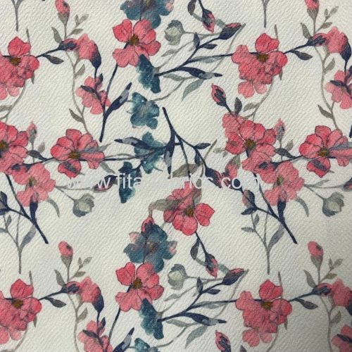 100%polyester print fabric for women dress