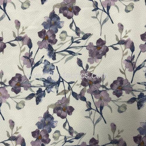 100%polyester print fabric for women dress