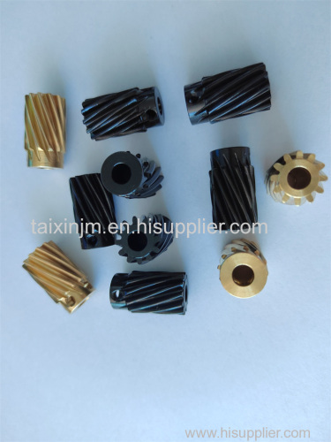 brass helical gear from taixin