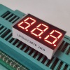 Triple digit 0.36&quot; common cathode ultra bright red 7 segment led numeric display