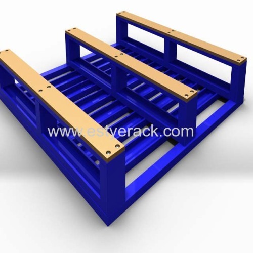 metal storage pallet cooperate with forklift