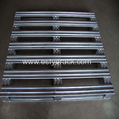 metal storage pallet cooperate with forklift