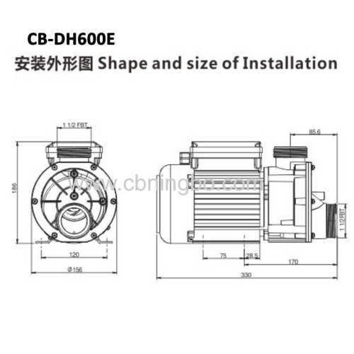 Drain Automatically Pump Bathtub Pump Water Pump DH Series