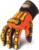 Oil and gas industry gloves KONG ORIGINAL Impact Protection Gloves - Orange Hi Vis Palm IPWSDX