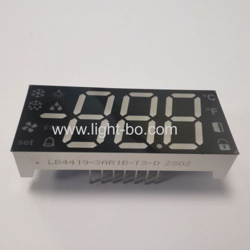 Ultra bright Red 7 Segment LED Display 3 Digit common anode for refrigerator control