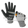Anti Cut Level 5 13 Gauge UHMWPE/HPPE Liner Crinkle Latex Coated Cut Resistant Gloves