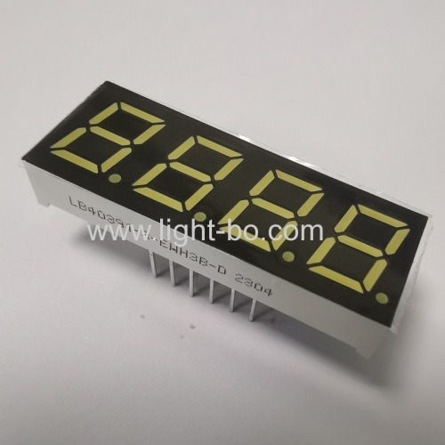 Ultra bright white 4 Digit 7 Segment LED Display 0.39inch Common Anode for instrument panel