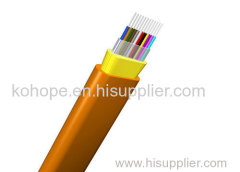 Indoor Flat Ribbon Fiber Optic Cable GJDFJV 12 Colorful Fibers 4 8 Cores SM MM LSZH